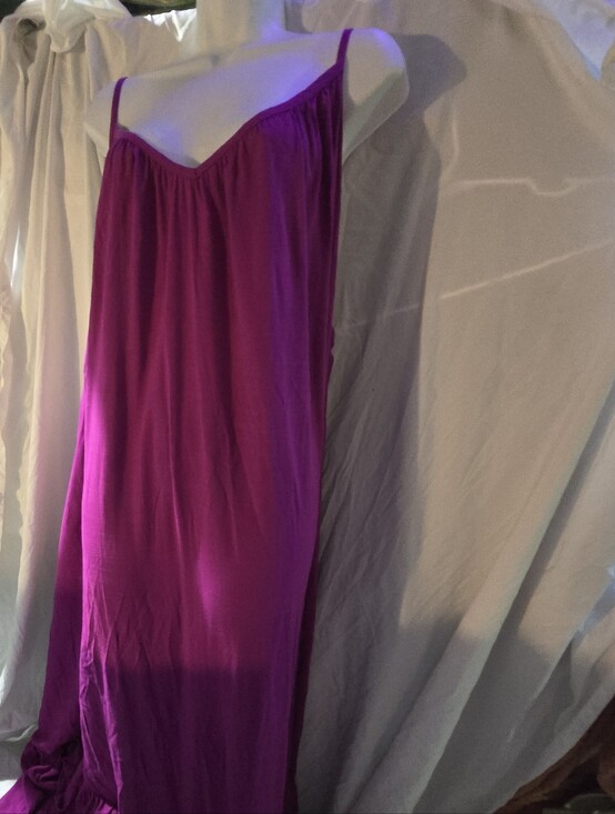 Ava & Viv Dresses & Skirts - Ava & Viv Bright Magenta Spaghetti Strap Dress With Pockets NWT 4XL